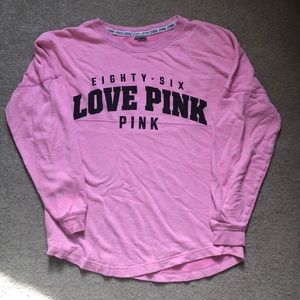 Pink! Long sleeve tee